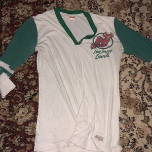 New Jersey Devils woman’s quarter sleeve shirt